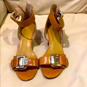 Nine West Beige Wedges